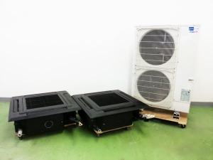 三菱 天カセ ６馬力 パッケージエアコン スリムER 4方向天井カセット形 ブラック